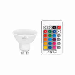 Osram STAR+ RGBW, 4,2 W, 25 W, GU10, 250 lm, 25000 h, Multicolore, Blanc chaud