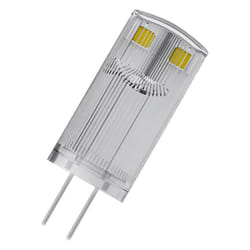 4058075449985 led cee f (a - g) G4 forme spéciale 0.9 w = 10 w blanc chaud (ø x l) 12 mm x 33 mm 3 pc(s) A675912 - Osram