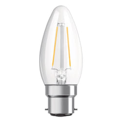 OSRAM Ampoule LED Flamme clair filament 25W=25 B22 chaud