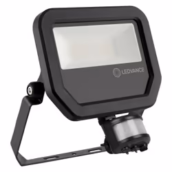 LEDVANCE Projecteur PFM - Symétrique - Noir - 20W - 2400lm - 100° - 4000K - 70000h - IP65/IK07 - Détecteur mouvement/luminosi ...