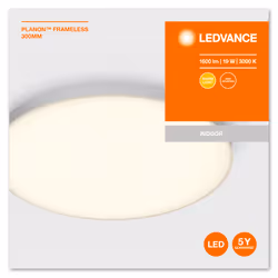 LEDVANCE PLANON Frameless On-Off éclairage de plafond Blanc Ampoule(s) non remplaçable(s) LED E
