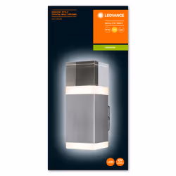LEDVANCE ENDURA STYLE CRYSTAL Éclairage mural extérieur Ampoule(s) non remplaçable(s) LED Acier