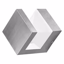 LEDVANCE Endura, Surface, Carré, 3000 K, IP44, Acier inoxydable