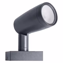 LEDVANCE SMART+, Éclairage mural extérieur, Gris foncé, Aluminium, Verre, IP44, Entrée, Façade, I
