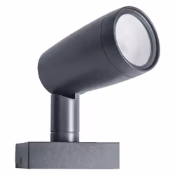 LEDVANCE SMART+, Éclairage mural extérieur, Gris foncé, Aluminium, Verre, IP44, Entrée, Façade, I
