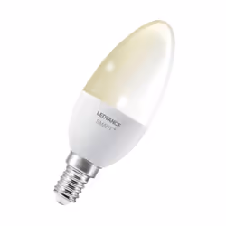 LEDVANCE SMART+, Ampoule intelligente, Blanc, Bluetooth, LED, E14, Blanc chaud