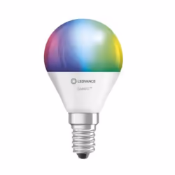 LEDVANCE 00217489, Ampoule intelligente, Wi-Fi, Multicolore, Acier inoxydable, Blanc, E14, Blanc froid, Blanc chaud, 2700 K