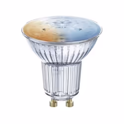 LEDVANCE 00217493, Ampoule intelligente, Acier inoxydable, Wi-Fi, GU10, Blanc chaud, 2700 K