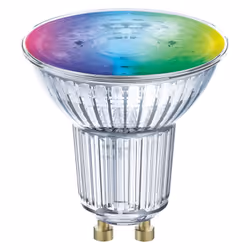 LEDVANCE SMART+ WiFi SPOT GU10 Multicolour, Ampoule intelligente, Wi-Fi, Argent, LED intégrée, GU10, Multicolore