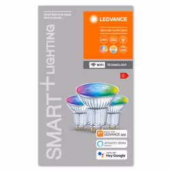 LEDVANCE SMART+ WiFi SPOT GU10 Multicolour Ampoule intelligente Wi-Fi Argent 4,9 W
