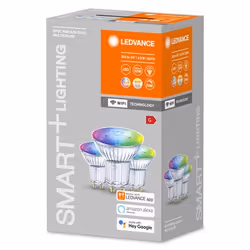 LEDVANCE SMART+ WiFi SPOT GU10 Multicolour Ampoule intelligente Wi-Fi Argent 4,9 W
