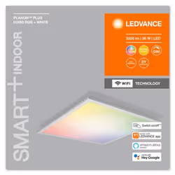 LEDVANCE SMART+ Planon Plus RGBW Éclairage de plafond intelligent Wi-Fi Blanc