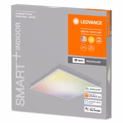 LEDVANCE SMART+ Planon Plus RGBW Éclairage de plafond intelligent Wi-Fi Blanc