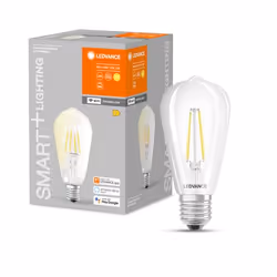 LEDVANCE SMART+ WiFi Filament Edison Dimmable Ampoule intelligente 6 W Transparent Wi-Fi