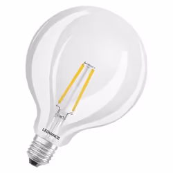 LEDVANCE SMART+ WiFi Filament Globe Dimmable, Ampoule intelligente, Transparent, Wi-Fi, LED intégrée, E27, Blanc chaud