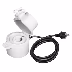 LEDVANCE SMART+ Outdoor Plug, Blanc, Plastique, IP44, Jardin, I, 25000 h
