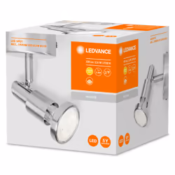 LEDVANCE LED Spot grau Spot d'éclairage de surface Argent GU10 2,6 W F