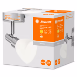 LEDVANCE SPOT Spot d'éclairage de surface Argent G9 LED 1,9 W F