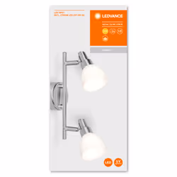 LEDVANCE SPOT, Spot d'éclairage de surface, G9, 2 ampoule(s), LED, 3,8 W, Argent