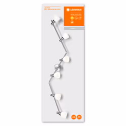 LEDVANCE SPOT, Spot d'éclairage de surface, G9, 6 ampoule(s), LED, 11,4 W, Argent