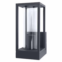 LEDVANCE ENDURA Frame, Éclairage mural extérieur, Gris, Aluminium, Verre, IP44, Entrée, Façade, Allée, Patio, I
