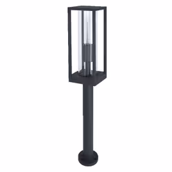 LEDVANCE ENDURA Frame, Piedestal extérieur/Lampadaire, Gris, Aluminium, Verre, IP44, Entrée, Façade, Allée, Patio, IK03
