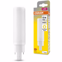 OSRAM - LED DULUX D/E (18W) 7W/830 G24Q-2 - 4058075559127 -Led dulux de 18w 7w830 g24q-2 - 4058075559127 -4058075559127-ECLAI ...