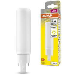 4058075559127 led cee f (a - g) G24q-2 7 w = 18 w blanc chaud (ø x l) 33 mm x 143 mm 1 pc(s) Y890822 - Osram