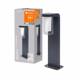 LEDVANCE Smart+ Cascade Multicolor Piedestal extérieur/Lampadaire intelligent Wi-Fi Gris