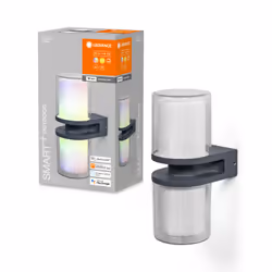 LEDVANCE Smart+ Up Down Flare Multicolor Éclairage mural intelligent Wi-Fi Gris