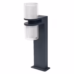 LEDVANCE Smart+ Up Down Flare Multicolor, Piedestal extérieur/Lampadaire intelligent, Wi-Fi, Gris, Blanc chaud, 1000 lm, 320°