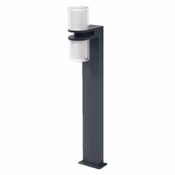 LEDVANCE Smart+ Up Down Flare Multicolor, Piedestal extérieur/Lampadaire intelligent, Wi-Fi, Gris, Blanc chaud, 3000 K, 1000  ...