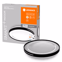 LEDVANCE SMART+ Wifi Orbis Lisa Éclairage de plafond intelligent Wi-Fi Noir