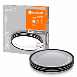 LEDVANCE SMART+ Orbis Jaden Éclairage de plafond intelligent Wi-Fi Noir
