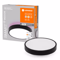 LEDVANCE SMART+ Wifi Orbis Backlight Éclairage de plafond intelligent Wi-Fi Noir