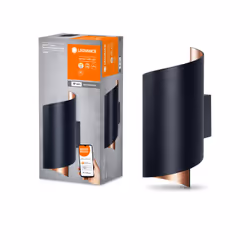 LEDVANCE SMART+ Orbis Wall Éclairage mural intelligent Wi-Fi Noir 12 W