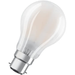 Lampe led dimmable Superstar avec un rendu des couleurs particulièrement élevé (CRI90), B22d-base, verre dépoli ,Blanc froid (4000K), 1521