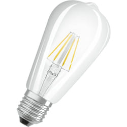 Osram - Lampe led dimmable Superstar avec un rendu des couleurs particulièrement élevé (CRI90), E27-base, Aspect filament ,Blanc chaud (2700K), 730