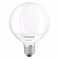 LEDVANCE SMART+ WIFI Globe Multicolor, Ampoule intelligente, Wi-Fi, Blanc, E27, Multicolore, 2700 K
