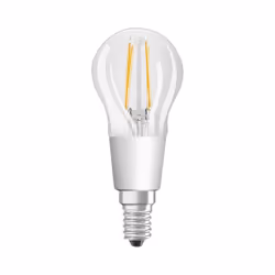 LEDVANCE SMART+ BT Mini Bulb Filament, Ampoule intelligente, Transparent, Bluetooth, E14, Blanc chaud, 470 lm