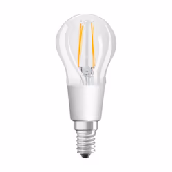 LEDVANCE SMART+ WiFi Filament Mini Bulb Dimmable, Ampoule intelligente, Transparent, Wi-Fi, LED intégrée, E14, Blanc chaud