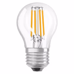 LEDVANCE SMART+ WiFi Filament Mini Bulb Dimmable, Ampoule intelligente, Transparent, Wi-Fi, LED intégrée, E27, Blanc chaud