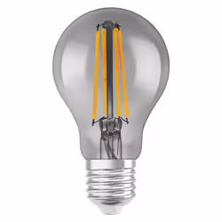 LEDVANCE SMART+ WiFi Filament Classic, Ampoule intelligente, Gris, Wi-Fi, E27, Blanc chaud, 540 lm