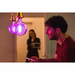 LEDVANCE SMART+ WiFi Filament Globe RGBW Ampoule intelligente Wi-Fi Transparent 4,5 W - Vue supplémentaire 5