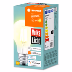 LEDVANCE SMART+ Ampoule intelligente Bluetooth Transparent 6 W