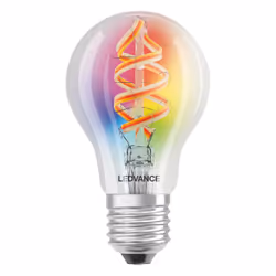 LEDVANCE SMART+ WiFi Filament Classic RGBW Ampoule intelligente Wi-Fi Transparent 4,5 W