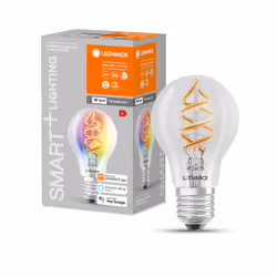 LEDVANCE SMART+ WiFi Filament Classic RGBW Ampoule intelligente Wi-Fi Transparent 4,5 W