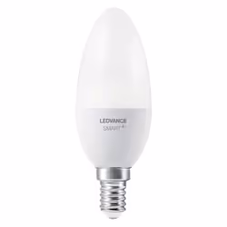 LEDVANCE SMART+ Classic, Ampoule intelligente, ZigBee, Blanc, E14, Blanc chaud, 470 lm