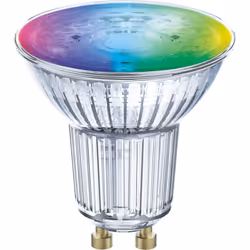 Spot PAR16 avec technologie Zigbee. Caractéristiques produit: Contrôlable via un système domestique intelligent compatible (p ...
