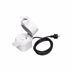 LEDVANCE 00220604, 2400 MHz, I, Blanc, Plastique, IP44, Balcon, Jardin